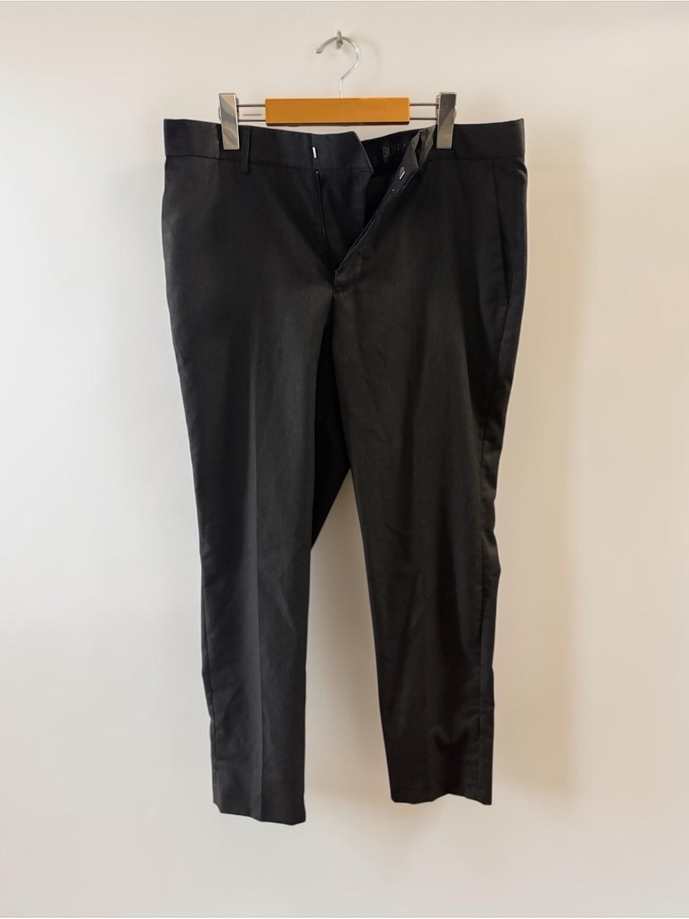Buffalo David Bitton Men's Pleated Dress Pants 34x32 Poly/Viscose Blend